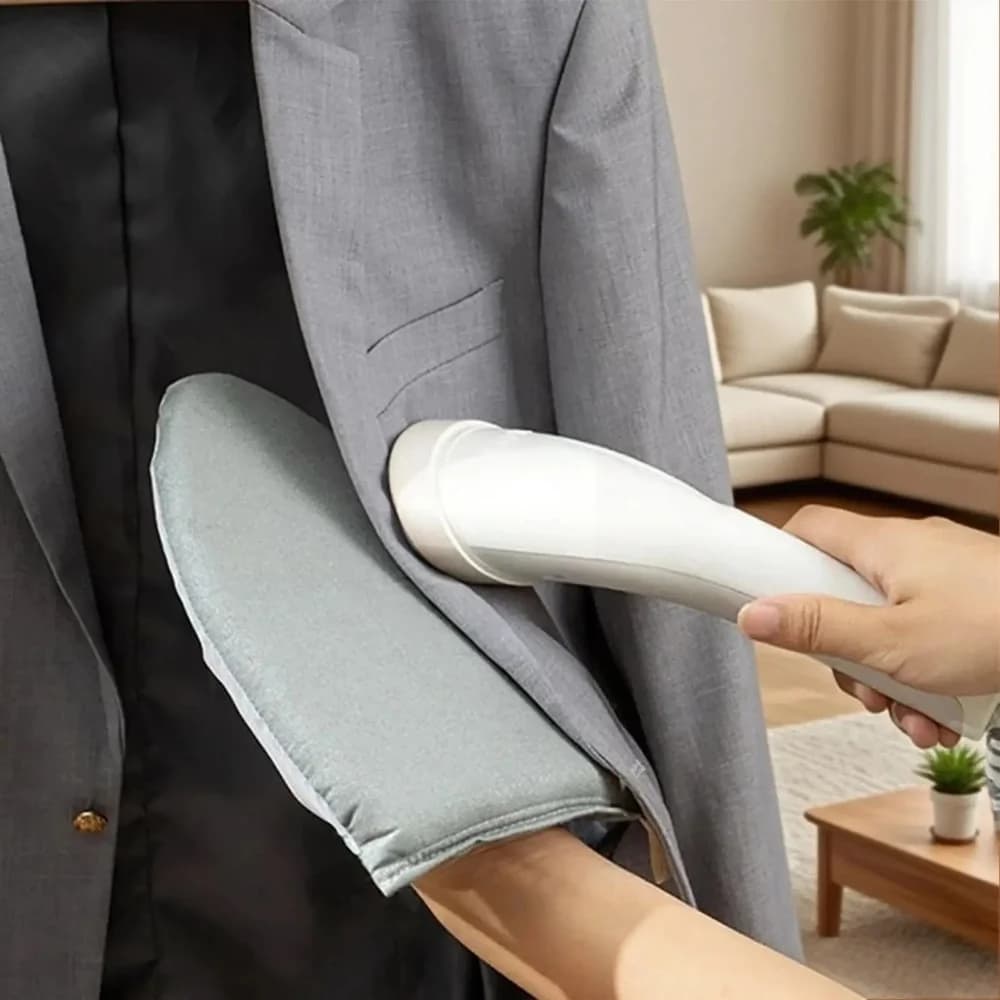1Pc Tessuto Palmare Ferro Da Stiro Bordo Da Stiro Piccola Casa Guanti Da Stiro Anti Stiratura Per Uso Domestico Isolato Vassoio Da Stiro Tenuto In Mano