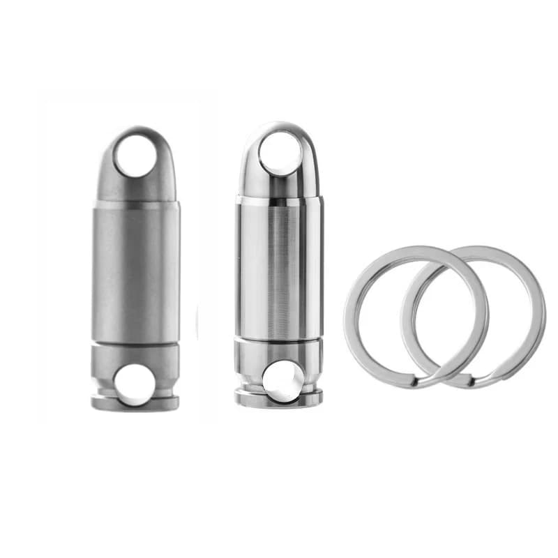 PioneerEDC Titanium Release Keychain Creative Metal Key Chain Spinner EDC Gear Fidget Keyring Titanium Alloy Backpack Accessory