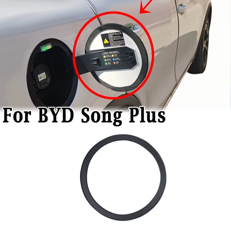 Protective sealing ring with silicone dust cap for BYD Song Plus Charging door cover / Fuel tank cover Waterproof dustproof