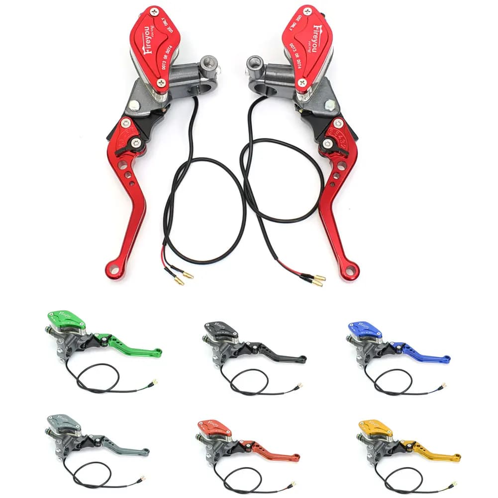 Moto Frizione Freno Idraulico Leva Pompa Cilindro Maestro Anteriore per Motocross Dirt Pit Bike ATV Quad Ciclomotore Buggy Go Kart