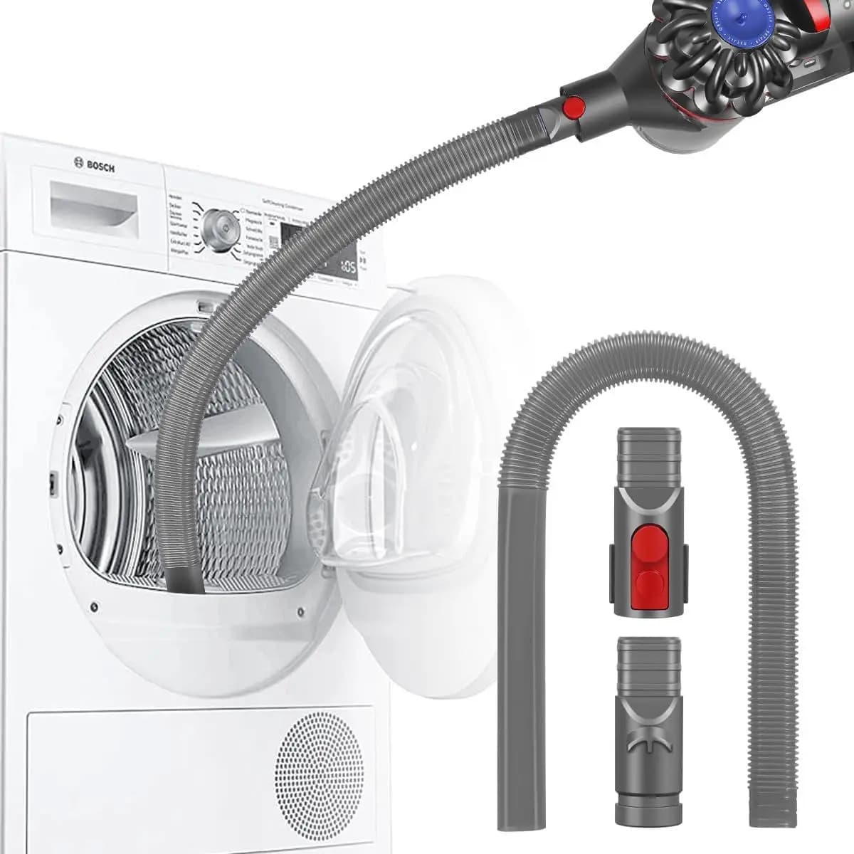 Attacco per aspirapolvere per Dyson V15 V12 V11 V10 V8 V7 V6 Asciugatrice Sfiato Pulitore Tubo flessibile Levapelucchi Spazzola per fessure Strumento di pulizia
