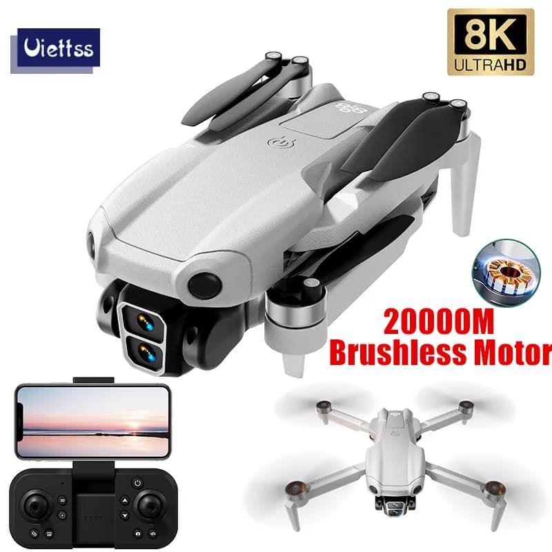New A888 PRO Drone 8K Professional Camera WIFI FPV Brushless Motor Rc Quadcopter Remote Control Optical Flow Folding Drone