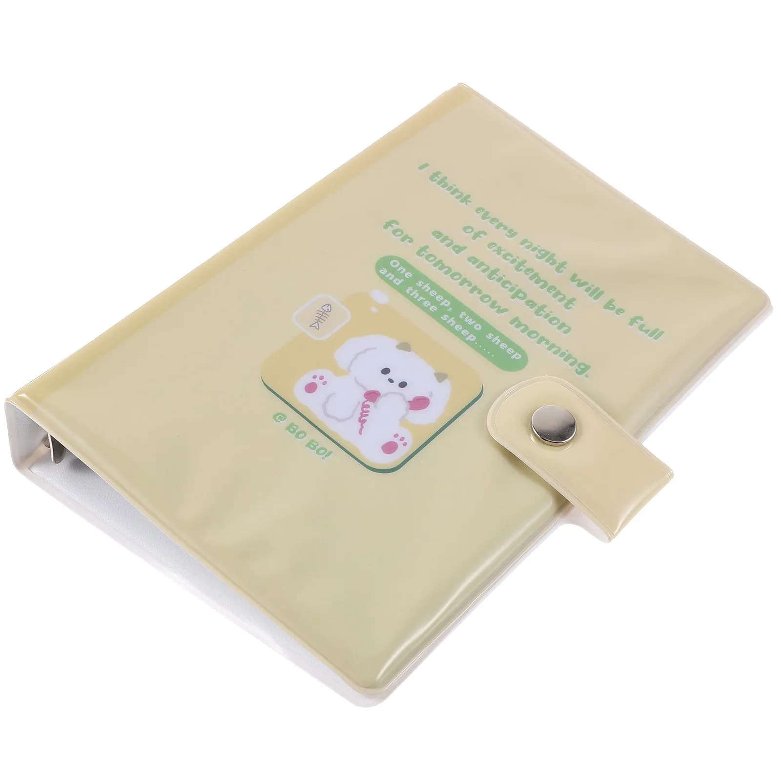 Copertina per raccoglitore a 6 anelli in plastica con stampa a fumetti per fai da te, scrapbook, quaderno, album fotografico, agenda, organizer
