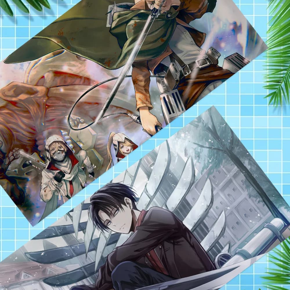 Attack On Titan Classic Anime Anime Beach Asciugamano da nuoto Morbido assorbente Panno per il viso Regali per bambini Viaggi Campeggio Palestra