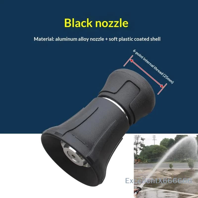 Adjustable 3/4 Inch Garden Hose Spray Nozzle High Pressure Heavy Duty Nozzle for Car Wash Lawn Irrigation Pet Bathing