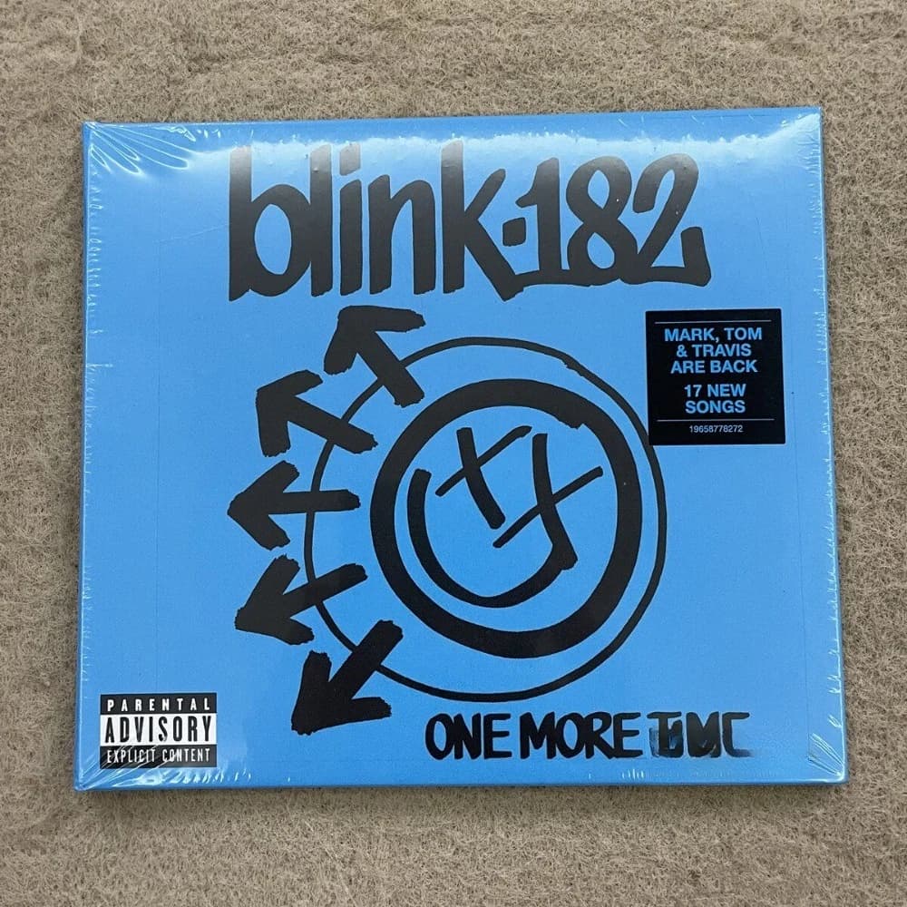 Blink 182 One More Time CD 2023 Pop Punk Album Original Trio Reunion Edging Fell in Love New Sealed Rock Music High Energy
