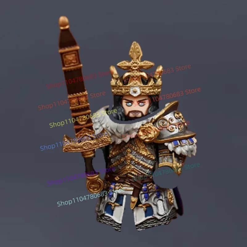 MOC Building Blocks, Mini Medieval Emperor Armor Assembly Accessories, Trendy Toy Decorations, Collectible Gift Toys