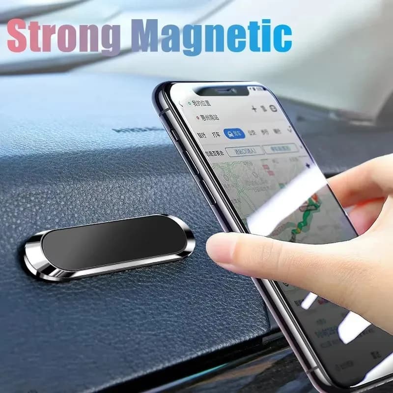 Mini Magnetic Phone Holder Portable Cellphone Bracket Strong Magnet Car Mount For iPhone Huawei Samsung Xiaomi Navigation Stand