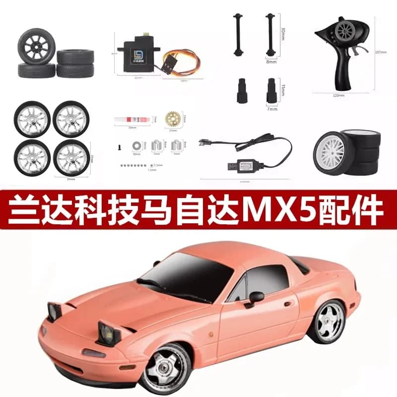 LD1804 MX5 RC Auto Pezzi di Ricambio telaio pneumatico scheda principale cambio braccio sterzo cuscinetto braccio oscillante servo albero di trasmissione