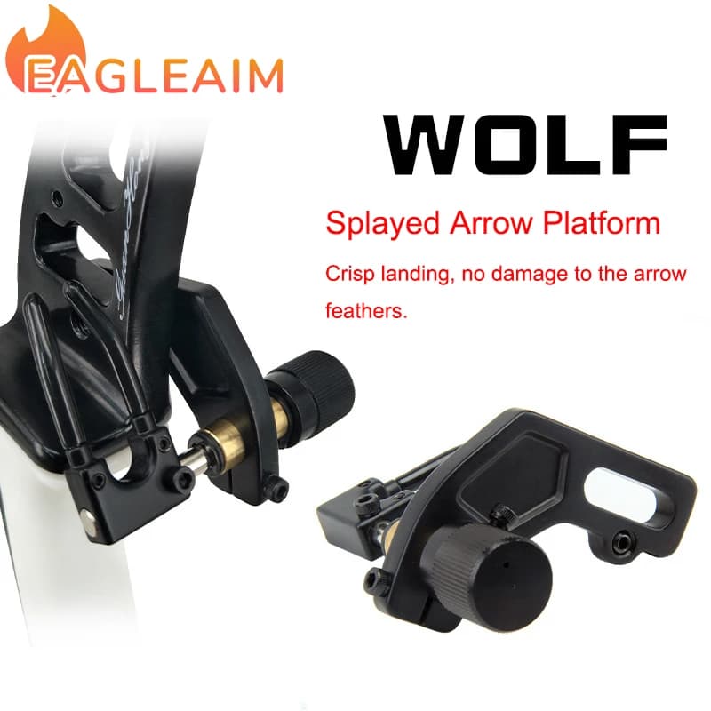 Archery Arrow Rest, Compound Bow Arrow Rest for Hunting Target Right Hand RH Type Recurve Bow Arrow Rest Shooting Accessory