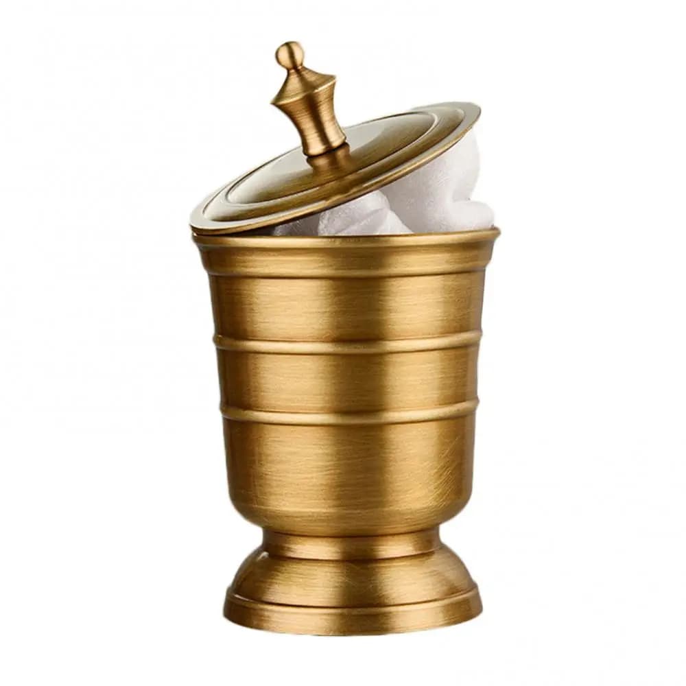 1Pc Copper Mouth Cup Soap Dispenser Dish Toothbrush Holder Home Cleaning Supply