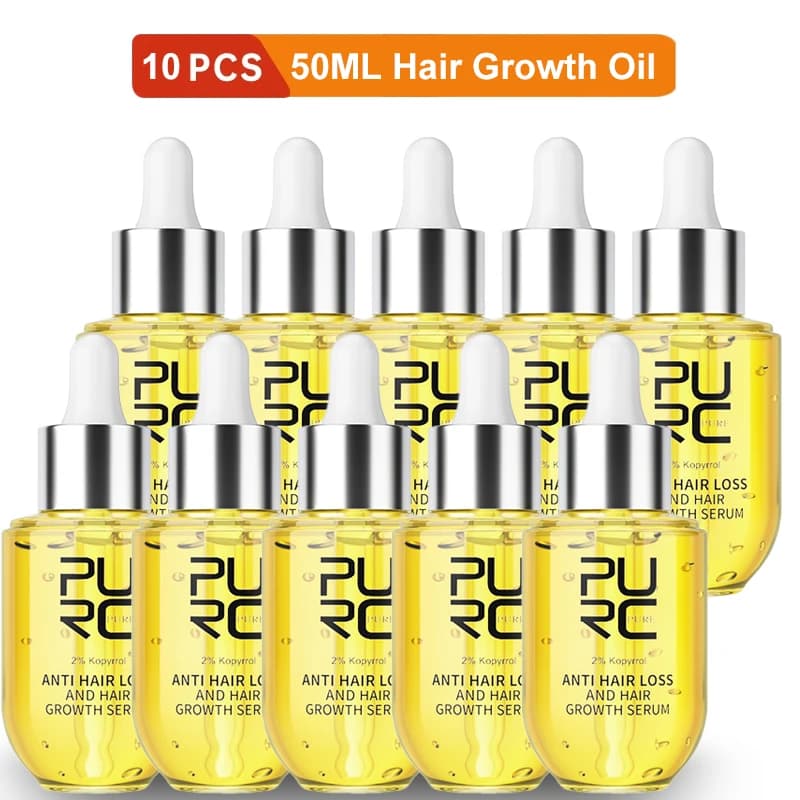 PURC hair growth products for women ginger biotin treatment for hair loss Oil set for quick hair care regrowth