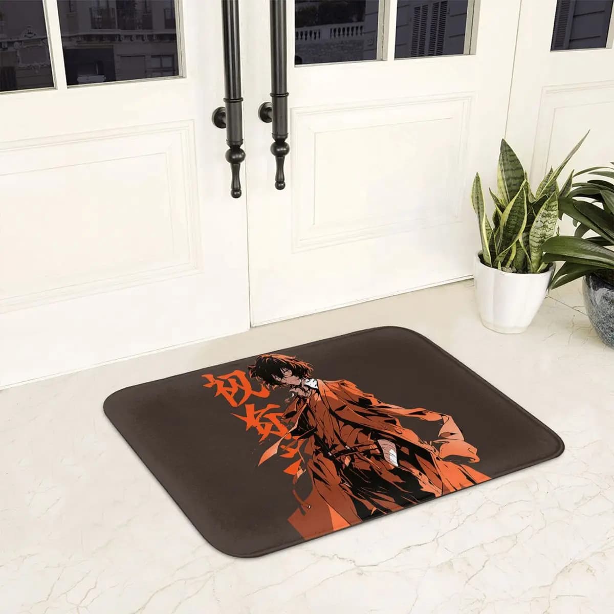 Dazai Osamu Bungo Stray Dogs Anime Doormat Cushion Carpet Rug Tappetino da cucina per l'ingresso di casa, tappetino per soggiorno
