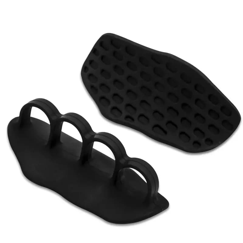 AEF6-Anti-Slip Guides for Training: New Rubber Gloves for Gym, Palm Protection for Pesi Lifting, Manubri, Deadlift