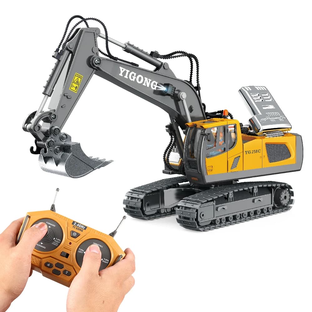 1:20 RC Escavatore 2.4G Veicolo di Ingegneria di Controllo Remoto Crawler Bulldozer Camion Rc Auto Giocattoli per I Ragazzi Regali Dei Bambini