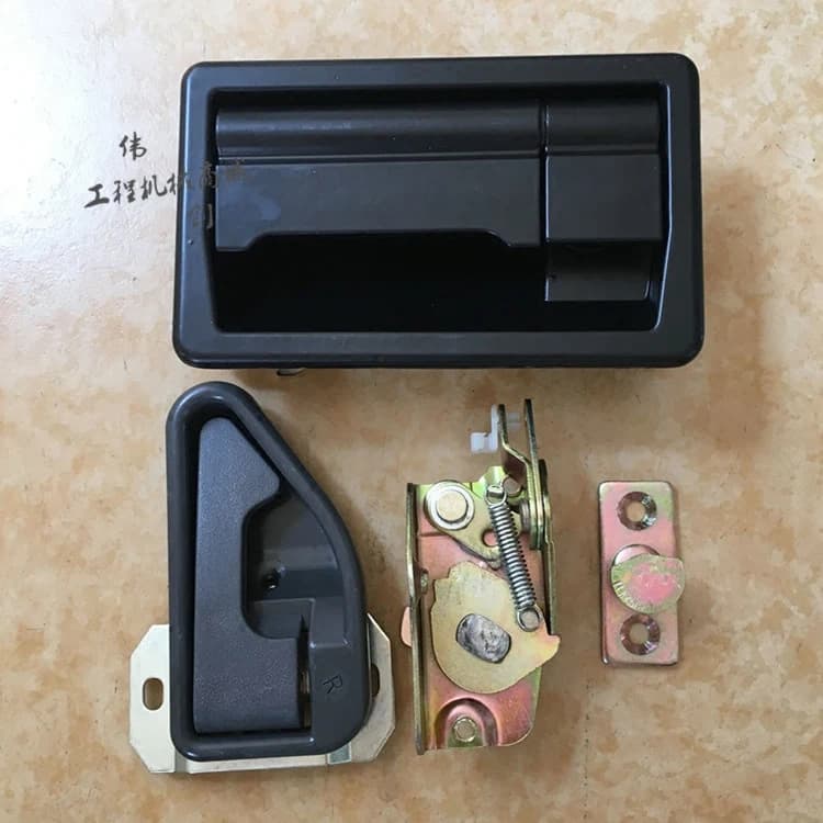 Per escavatore Yuchai YC60--6-7-8 gruppo serratura porta cabina maniglia esterna maniglia interna blocco blocco accessori serratura