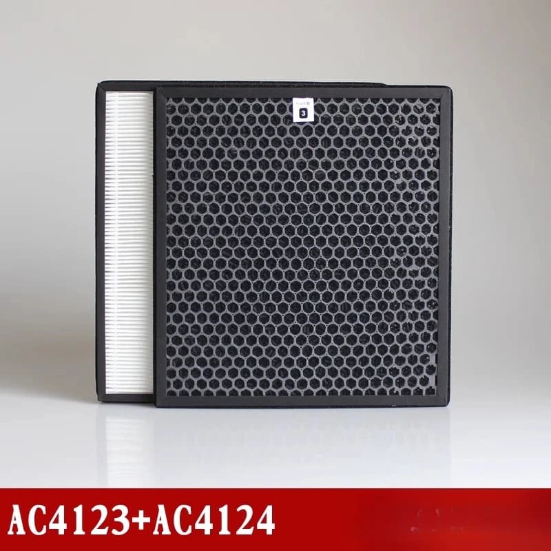 Adatto per purificatore Philips AC4012 AC4002 filtro HEPA a carbone attivo AC4123+AC4124