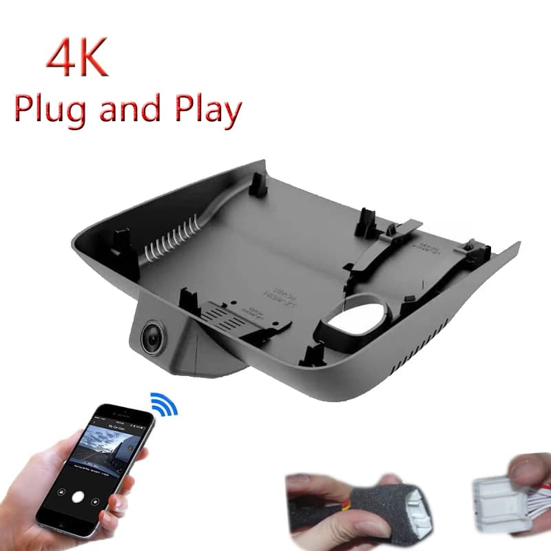 4K Plug And Play For Roewe RX5 2023 2024 Car Wifi DVR Video Parking Camera Dash Cam Night Vision FHD 2160P