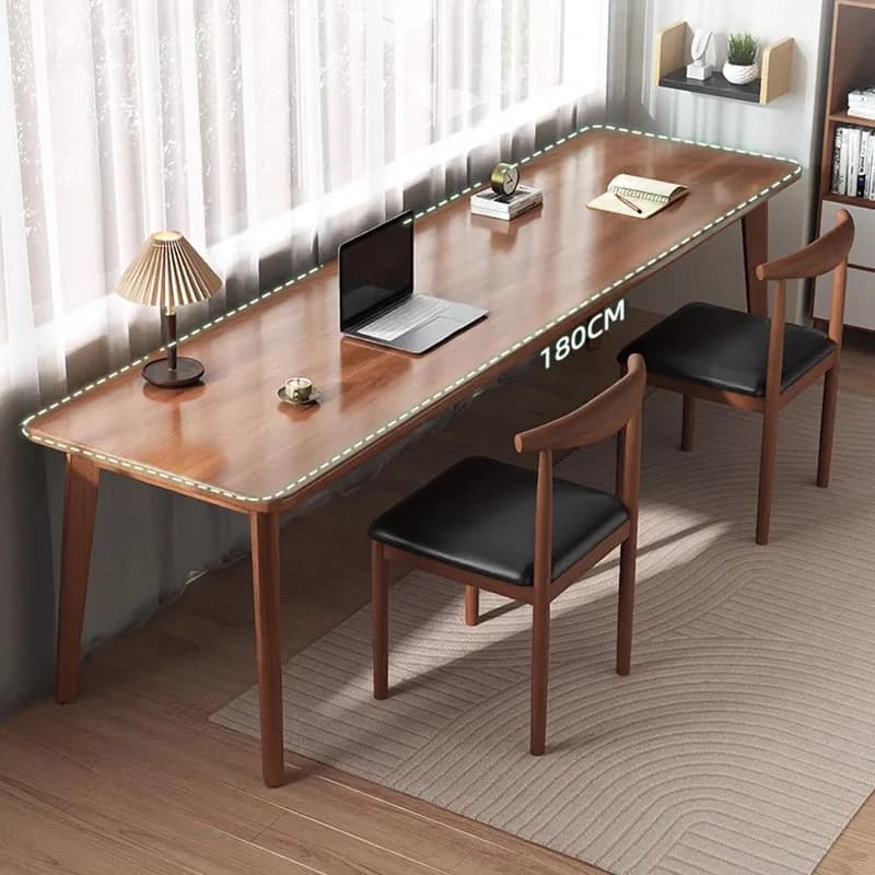 Storage Standing Art Monitor Floor Long Writing Office Desk Computer Desks Setup European Mesa De Computador Modern Furniture