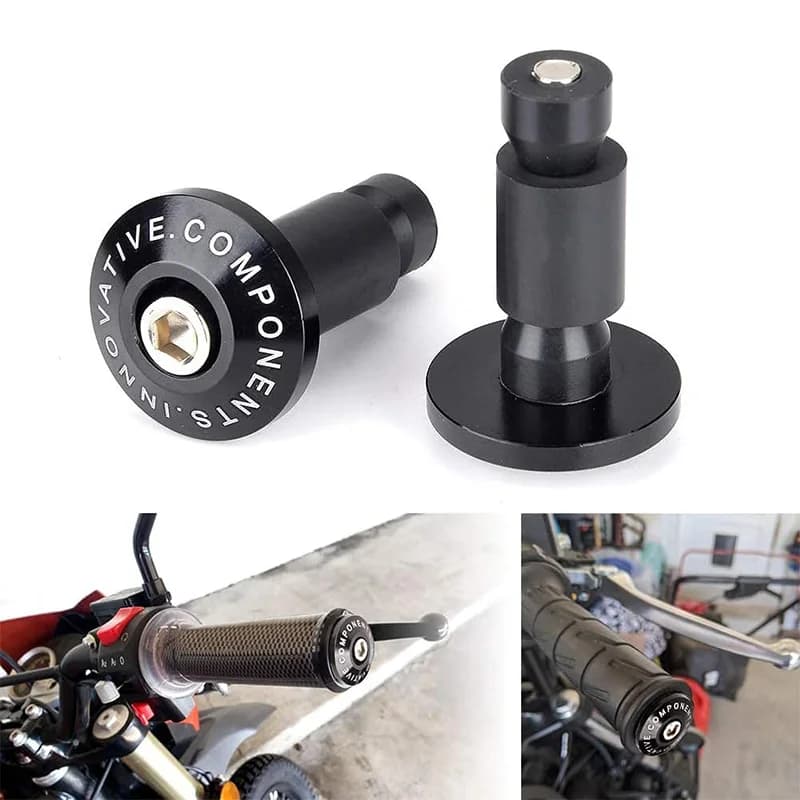 Universal Motorcycle Electric Car Modified Handle Plug Anti-Fall Moto Handle Protection Plug Modification Accessories Decorative