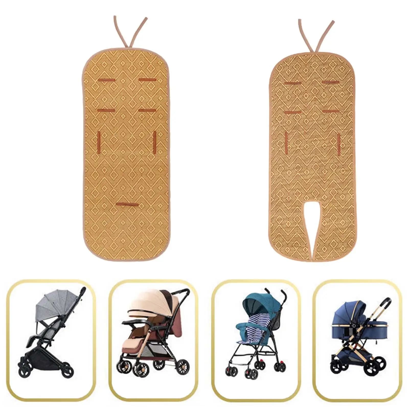 Stroller Seat Liners Anti Slip Foldable Accessories Breathable Practical Liner Easy to Install Comfortable Pad Cool Summer