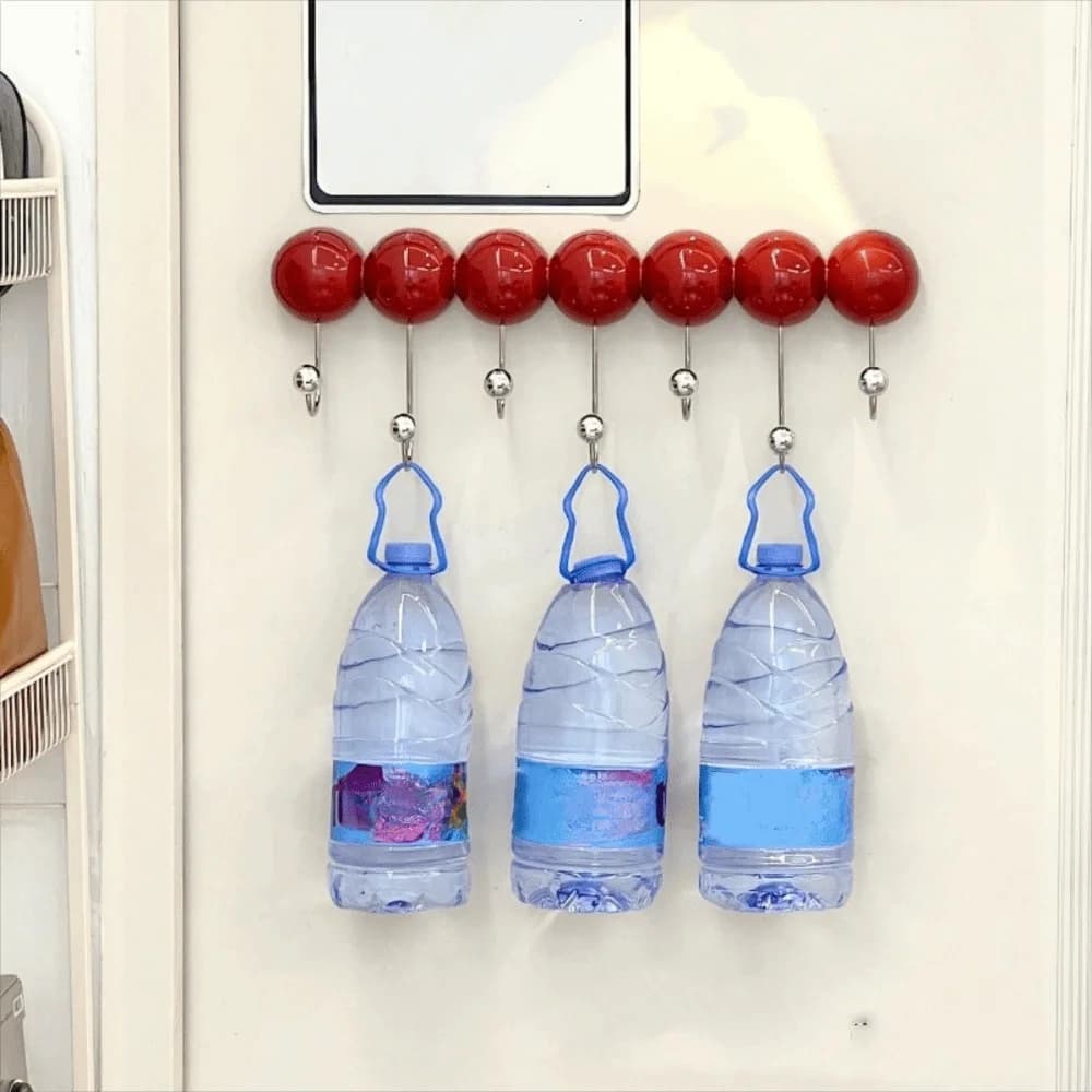 Gancio a ventosa per uso domestico senza segni Gancio a parete multifunzionale durevole Porta d'ingresso per rack di stoccaggio per vestiti rimovibile
