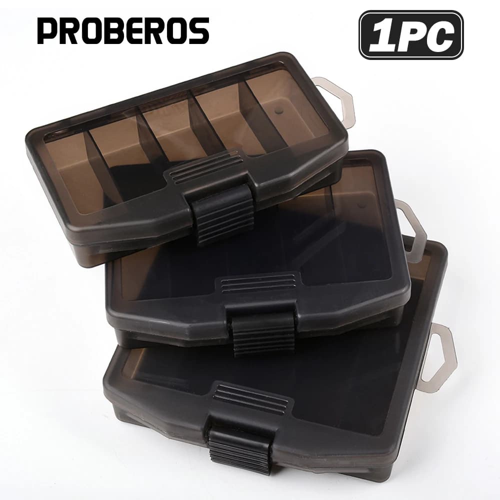 Proberos Nuova Scatola Porta Attrezzi da Pesca Portatile, Contenitore per Accessori da Pesca, Scatole per Ami da Pesca, Esche Artificiali, Articoli per la Pesca alla Carpa