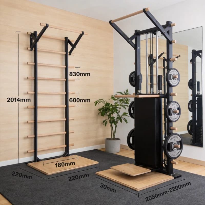 Multifunctional wall traction bar for home gym, for full body strength training, best-selling