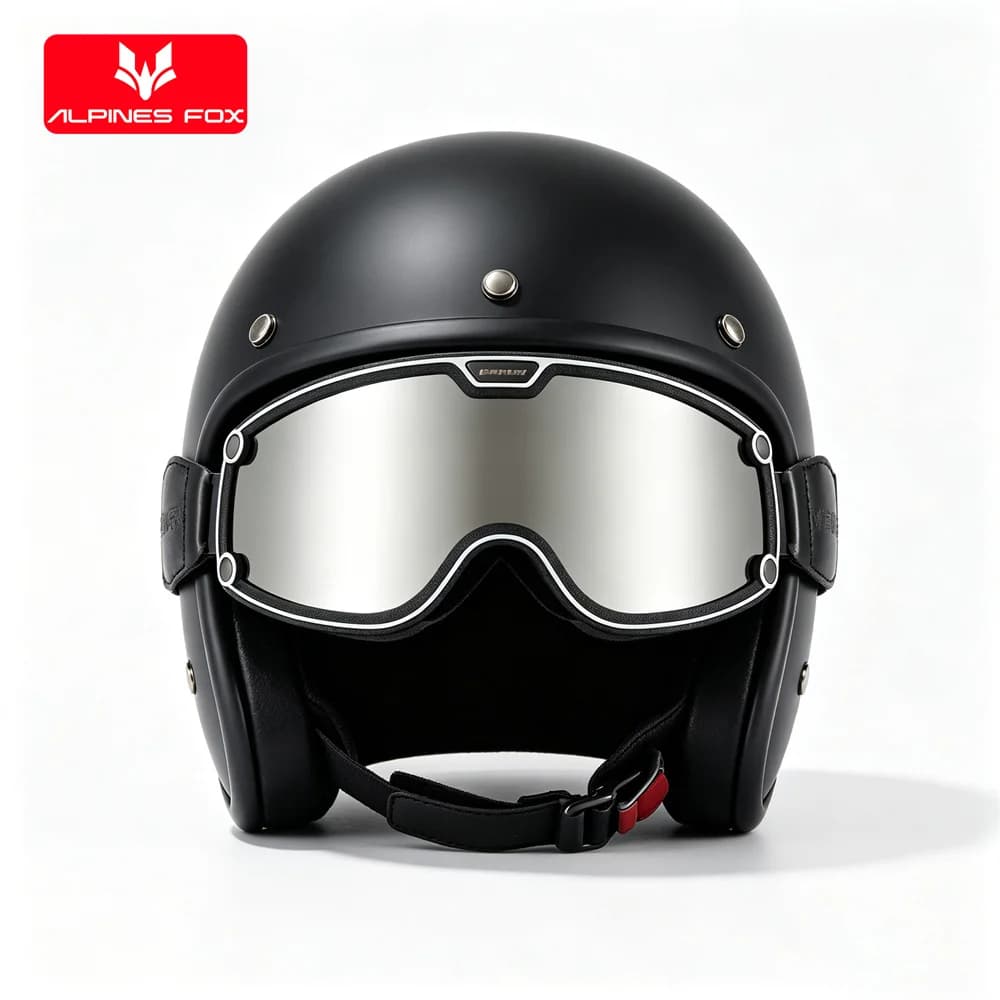 VEMAR Retro Motorcycle Goggles Windproof Anti-fog Glasses For Motorcycle Helmet Moto Sports Cycling Cafe Racer Chopper Goggles