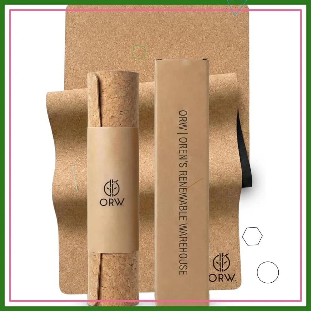 Tappetino Antiscivolo per Hot Yoga con Cinghia di Trasporto - Superficie Antiscivolo e Base in Gomma Naturale, Testato REACH per Casa e Studio