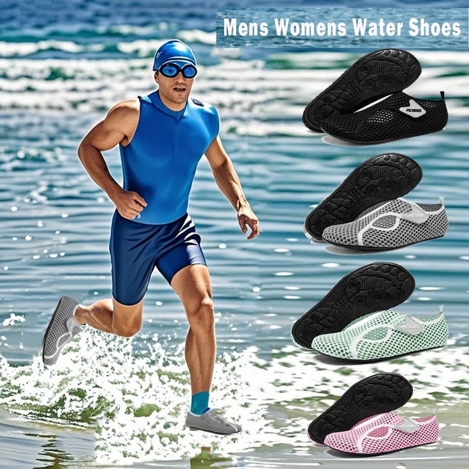 Scarpe da acqua unisex per esterni Comodi calzini da spiaggia ad asciugatura rapida Scarpe a piedi nudi Uomo Donna Scarpe da ginnastica da nuoto Scarpe casual da yoga
