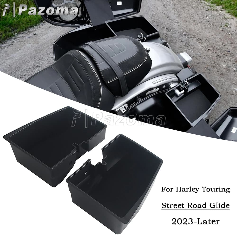 Organizer per Borse Laterali Rigide da Moto, Vassoio Portaoggetti per Harley Touring CVO Street Road Glide FLHXSE FLTRXSE 2023 e Successivi