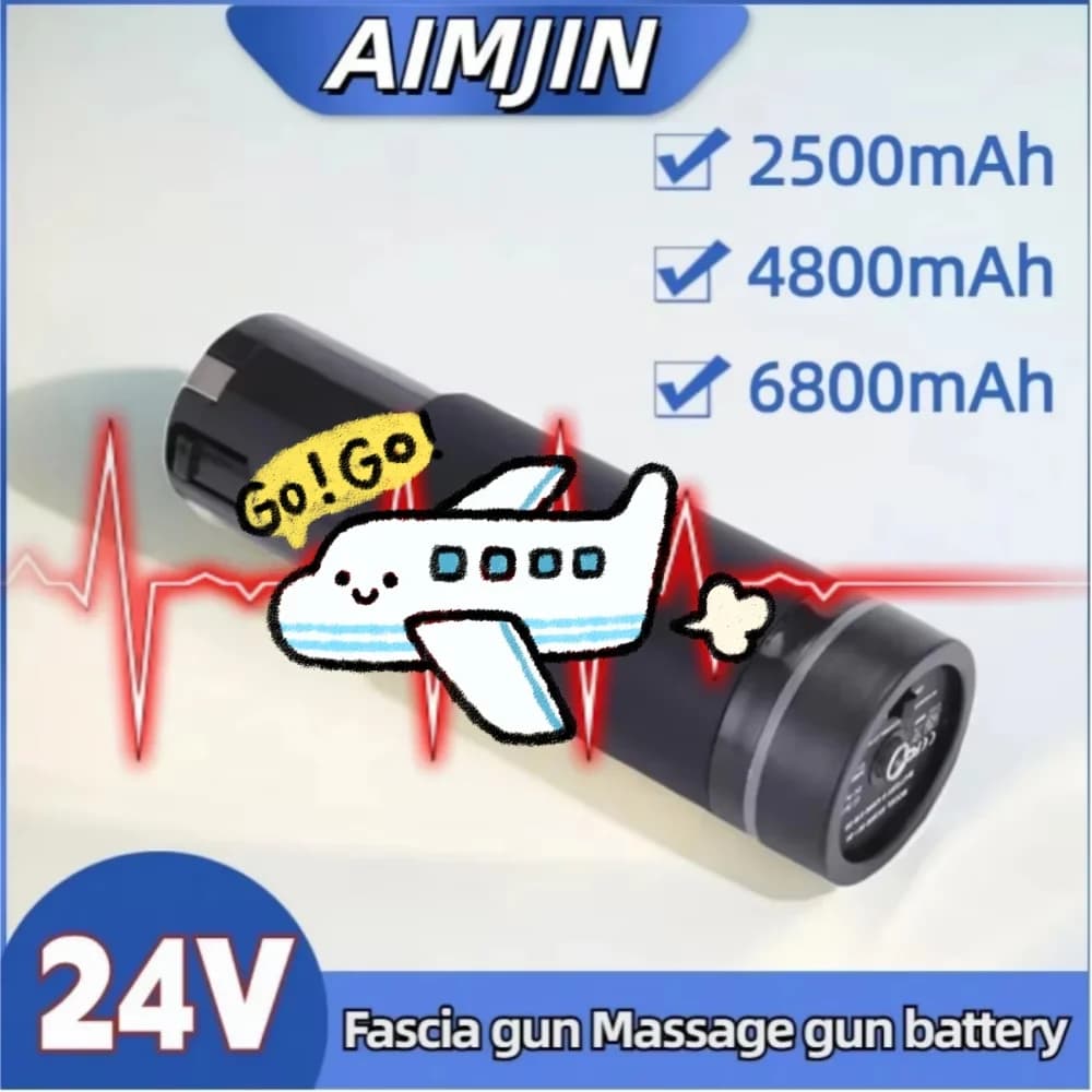100% New 16.8V/24V Battery for Brushless Percussion Massage, Silent Electric Massage Battery for Collo and Mask