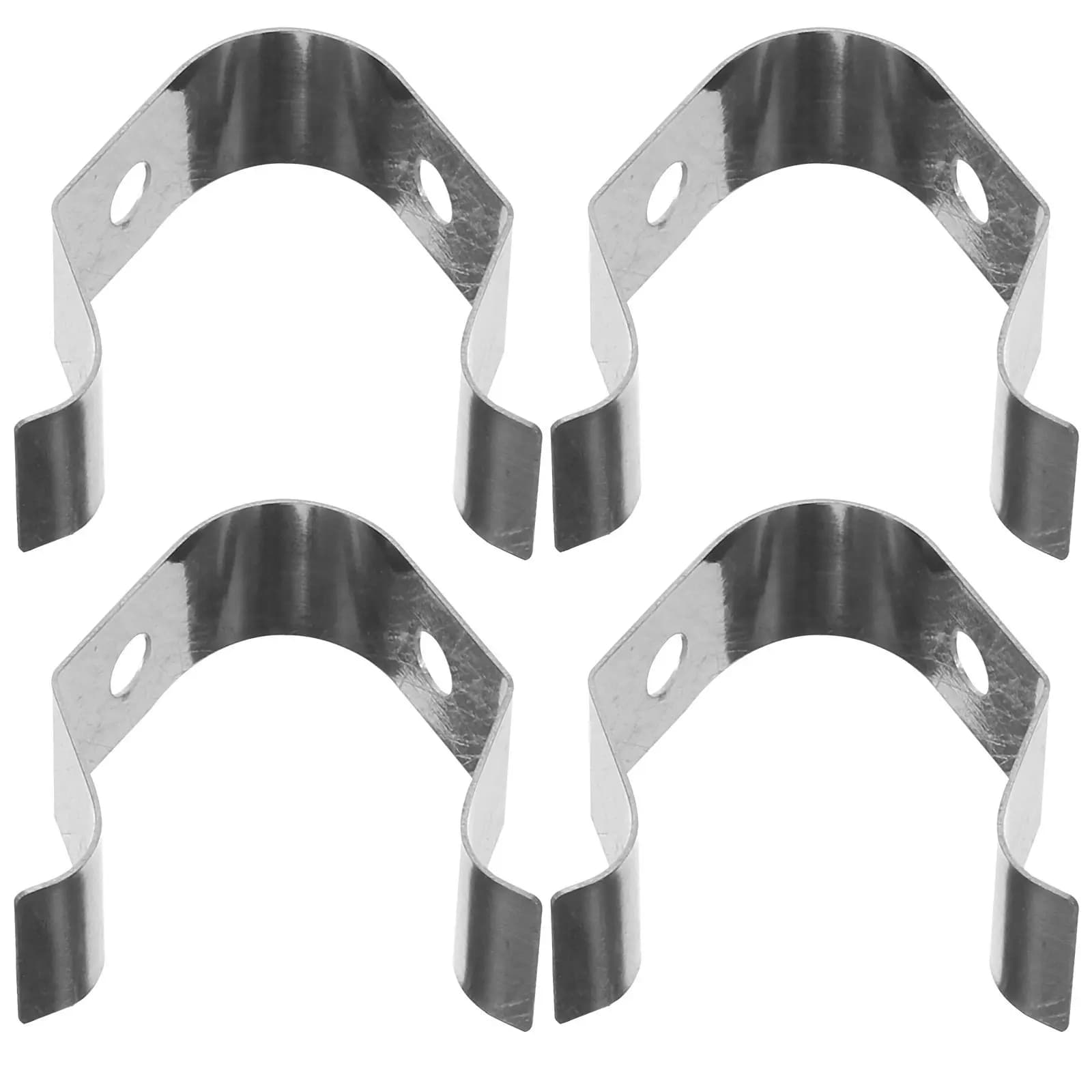 4Pcs Thermometer Clip Stainless Steel Holder Pot Side Temperature Probe Clamp Cooking Grill Fryer Kitchen Supplies