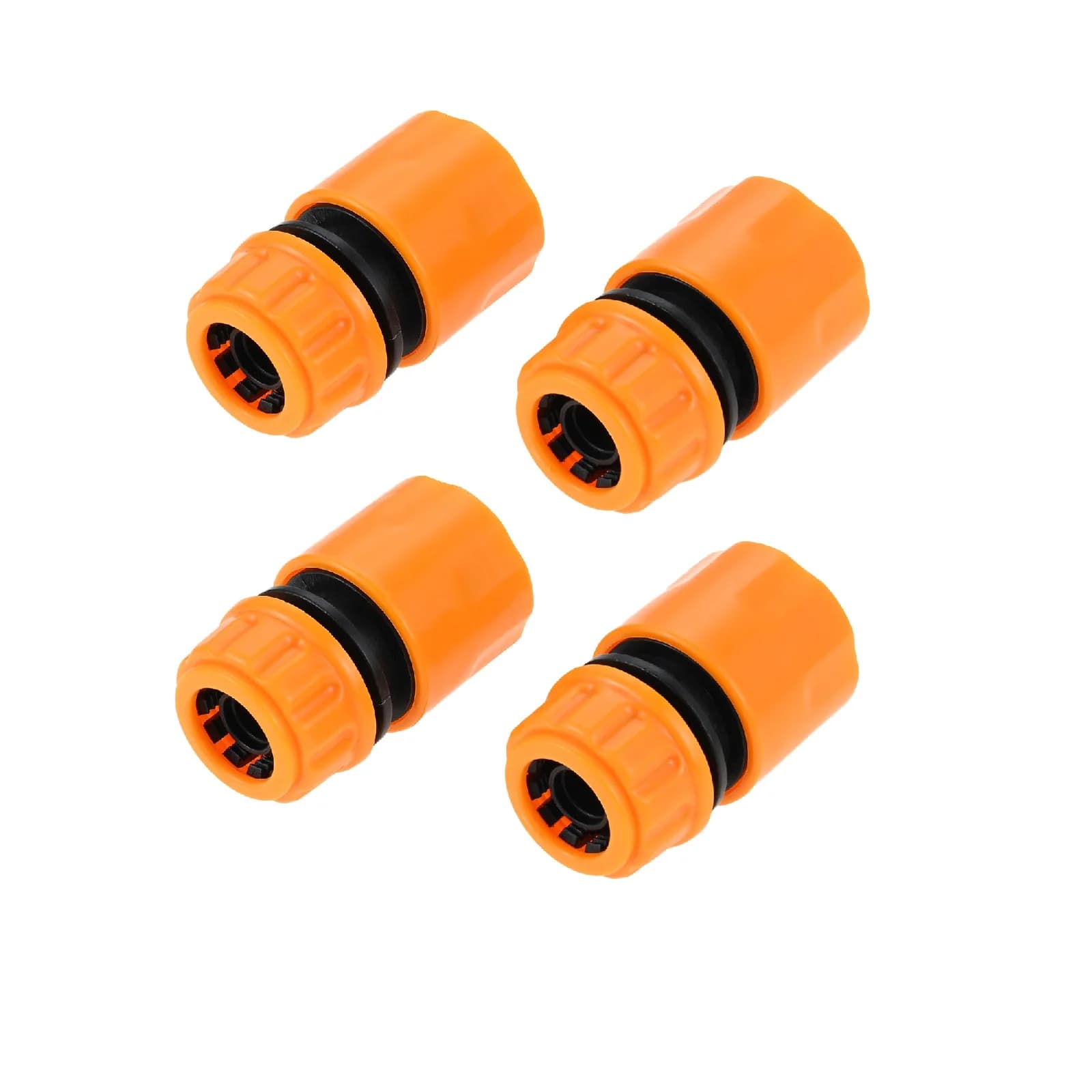 4 connettori rapidi da 1/2 pollice per tubo da giardino, raccordi per irrigazione, accessori per irrigazione prato e lavaggio auto