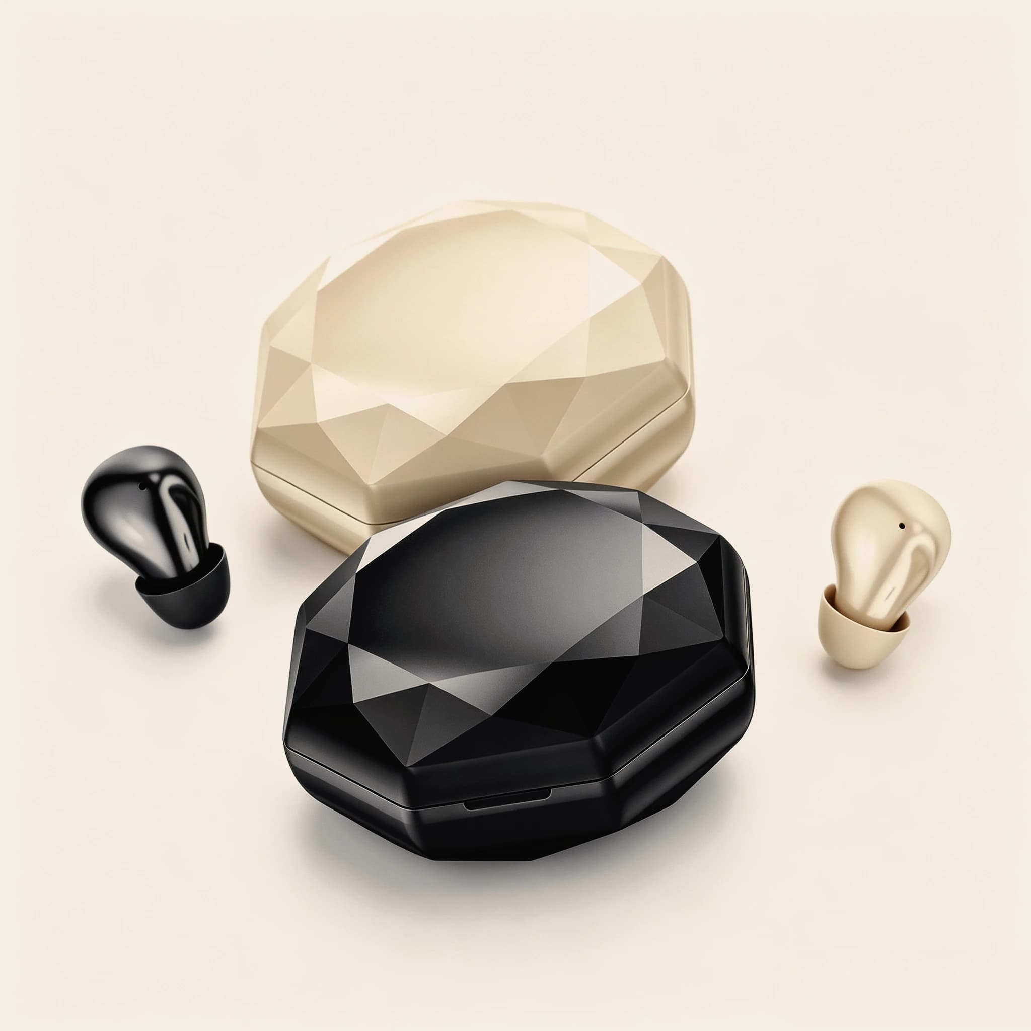 Invisible Portable Sleep Wireless Earphones, Premium Bluetooth Earbuds, Noise Cancelling, HD Sound Quality with Integrated Mic