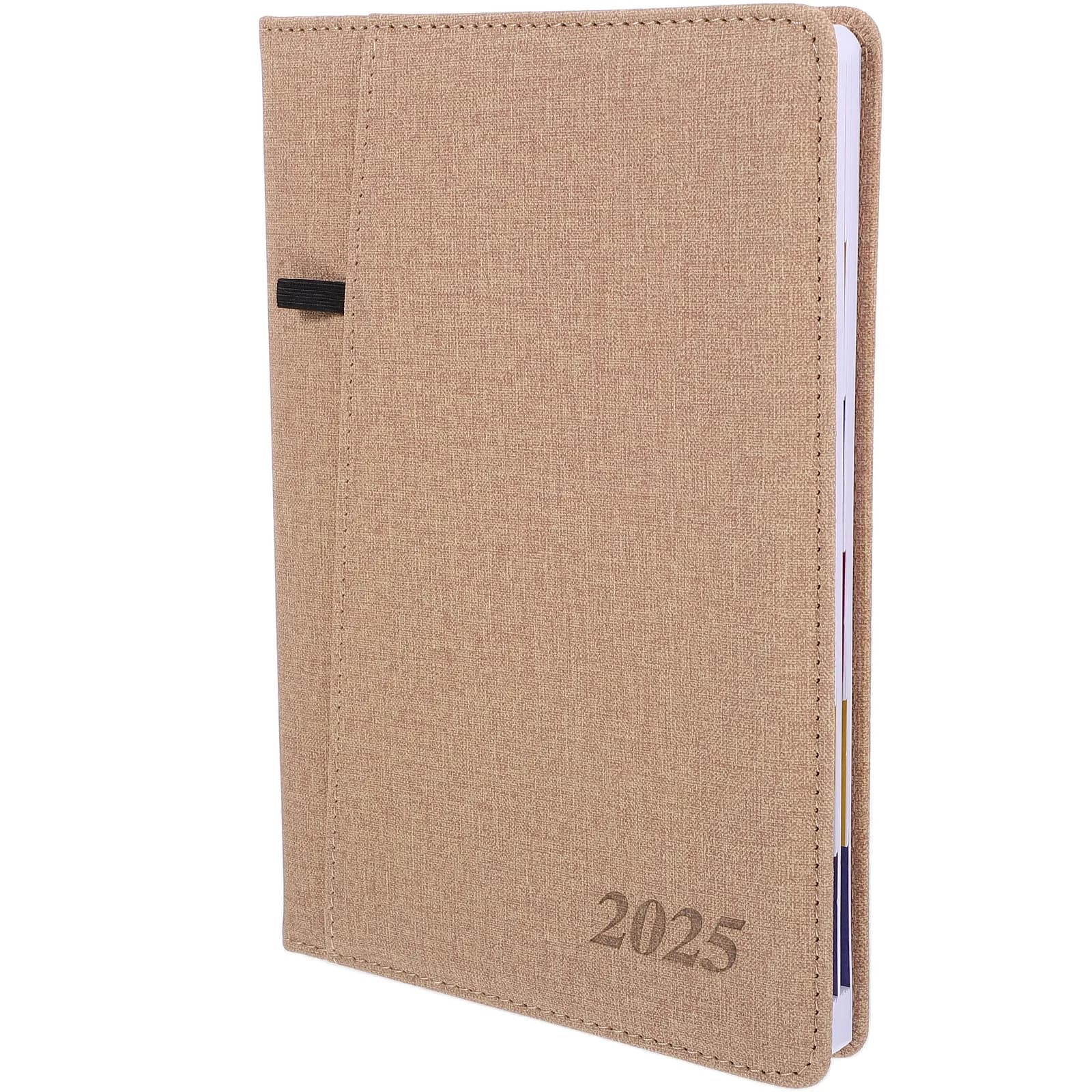 Agenda Giornaliera 2025, Pianificatore Accademico A5, Blocco Note per Ufficio, Scuola e Casa, Organizer Portatile per Gestione del Tempo e Scrittura