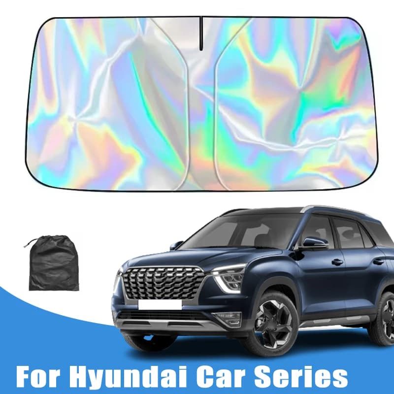 Parasole per Auto Hyundai Elantra, Sonata, Tucson, SantaFe, Kona, Veloster, Ioniq, Isolamento Termico per Parabrezza, Accessori Auto