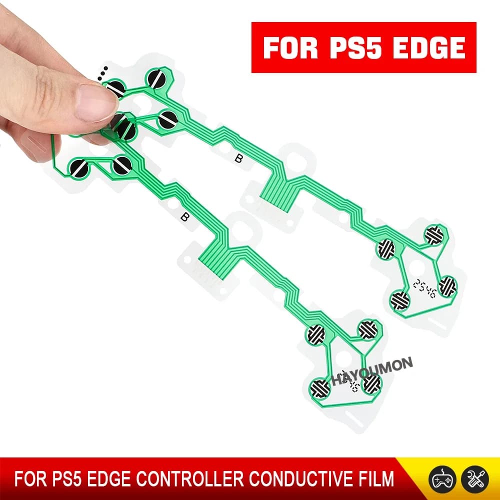 Pellicola conduttiva per controller wireless PS5 Edge, cavo flessibile per gamepad PS5 Edge, risolve il problema dei tasti non reattivi, accessorio di riparazione e sostituzione.