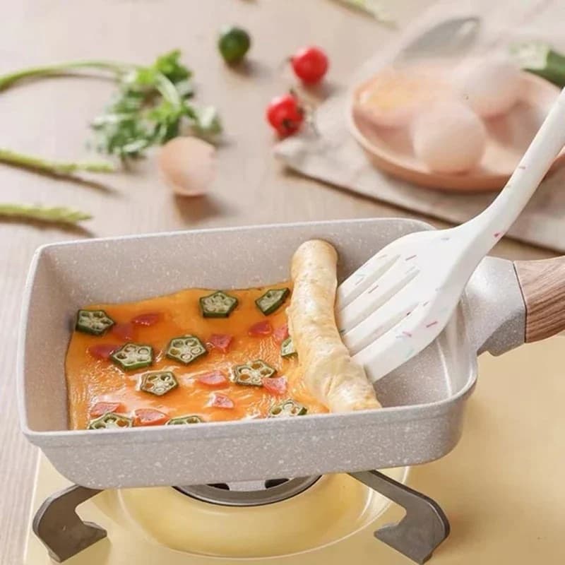 Mini Pentola Pancake Bistecca Pancake Padella Quadrata Medical Stone Egg Roll Padella Gas Stove Kitchen Tools for Home