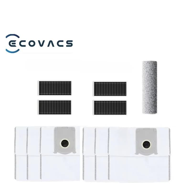Original ECOVACS DEEBOT X8 PRO OMNI T8 OMNI Dust Bag*7pcs Filter*4pcs Mopping Roller*1pcs Accessories Kit HA51