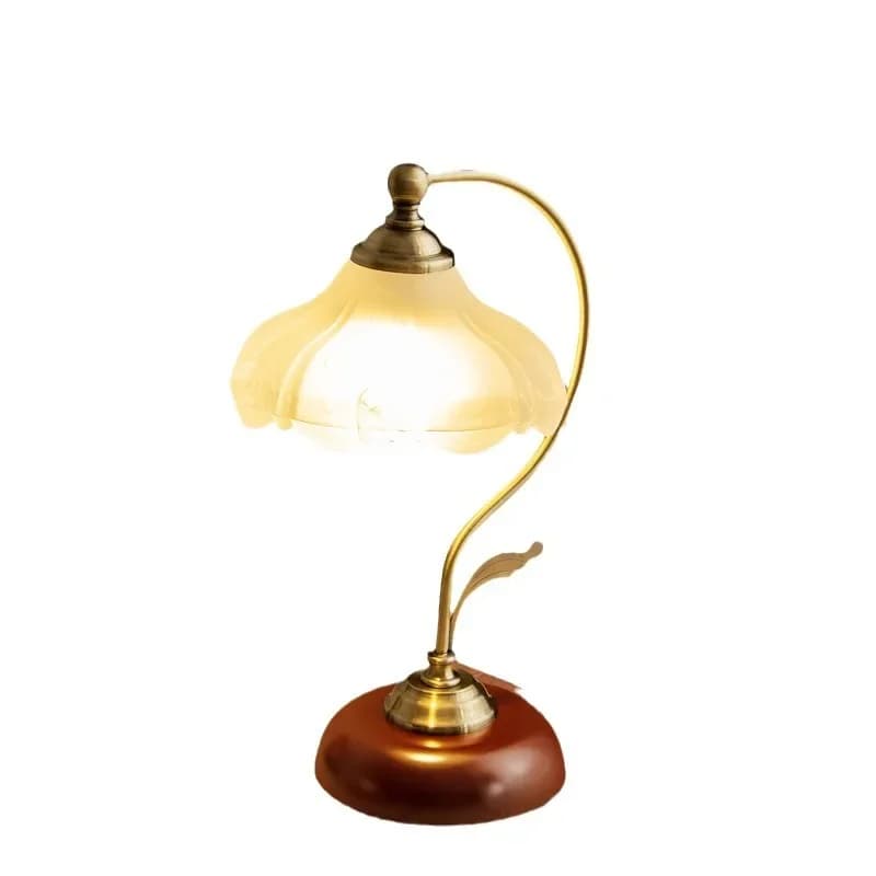 Lampada da scrivania creativa europea, camera da letto principale nella lampada da comodino della camera da letto del tipo ragazza, luce calda, tocco caldo e romantico