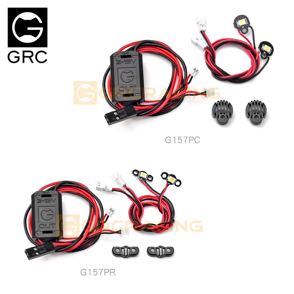 Faretto LED GRC quadrato/circolare 2S-3S versione Pro con sorgente luminosa da 1W, adatto per le serie G157PC/PR