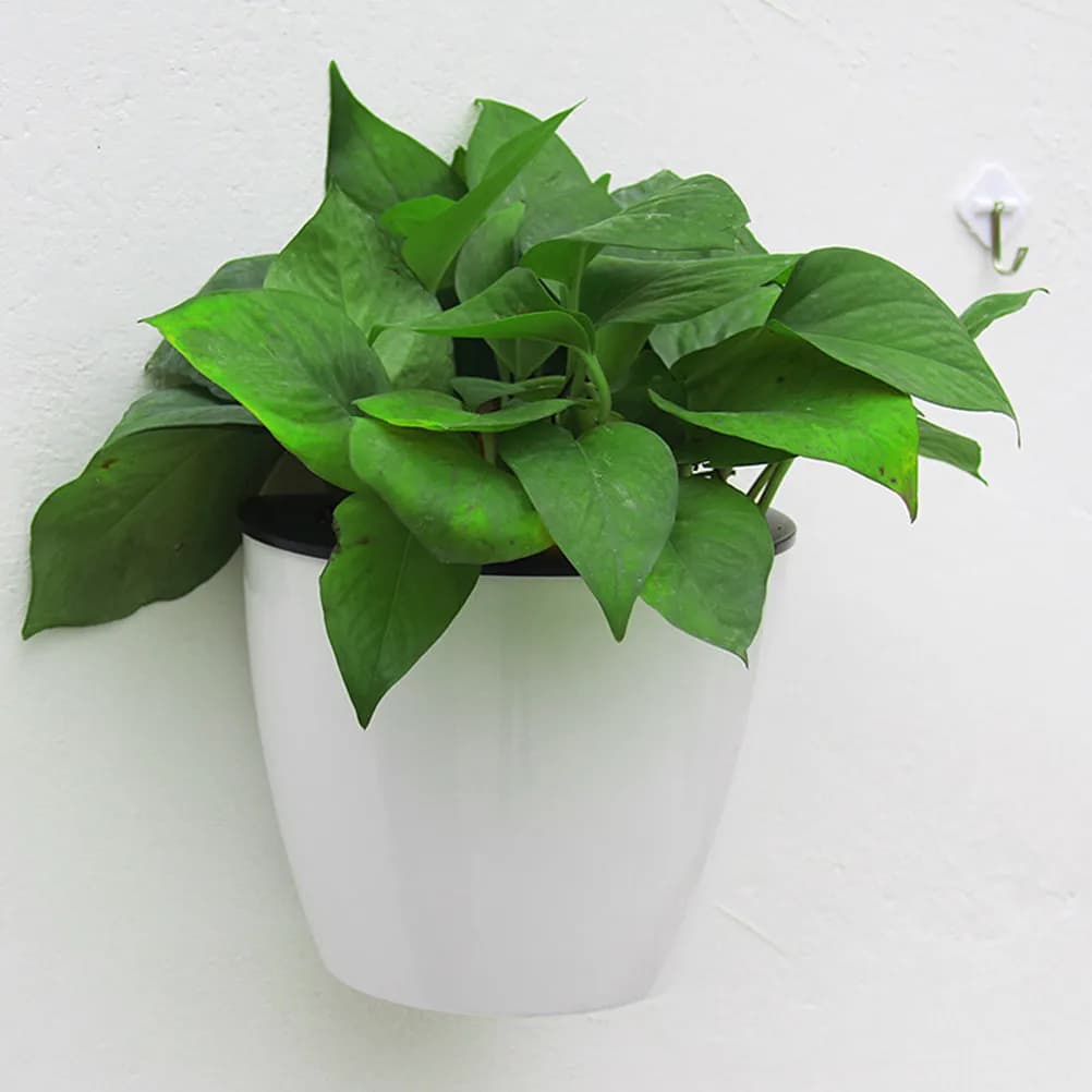 Contenitore Idroponico Rotondo in Plastica da 110 mm, Leggero e Robusto, Vaso in Resina per Semina, Stecche, Vivaio, Balcone, Patio, Elegante
