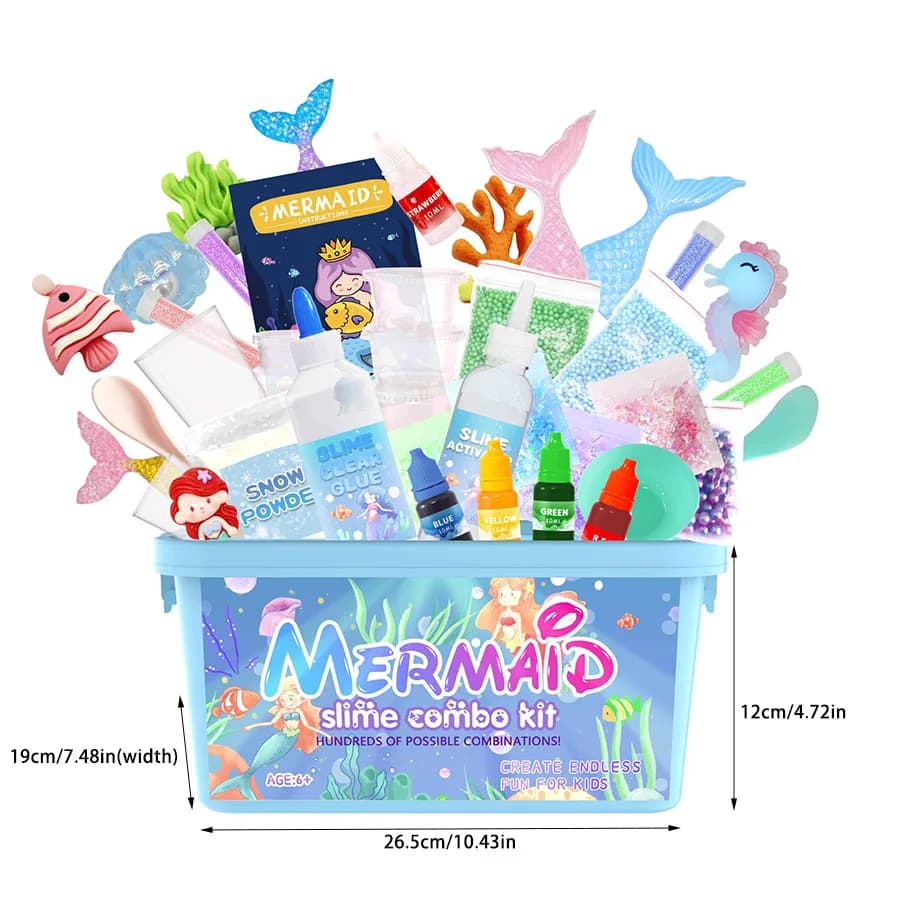 Kit fai da te per slime soffice per bambini, set di modellazione in argilla cristallina effetto gelato e burro
