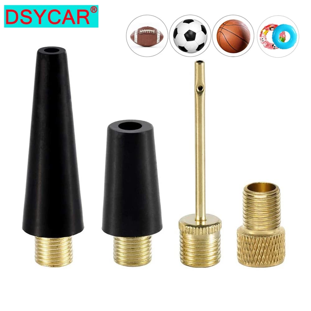 Tire Valve Adapter Ball Pump Needle Balloon Nozzle Inflation Kit for Xiaomi Air Pump and Other Compatible Electric Inflator