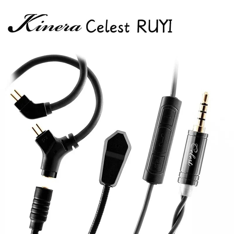 HIFI Kinera Celest RUYI, 0.78 2Pin/MMCX, Professional Cable with Audio Esports Headphone Microphone