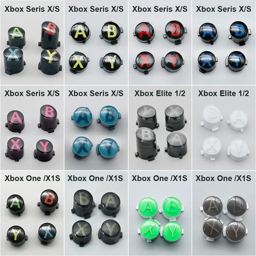 Per XBOX Serie XS Controller Wireless Sostituzione ABXY Kit Pulsante Per Xbox One S X1S Elite 1 2 Gamepad Button Set Accessori
