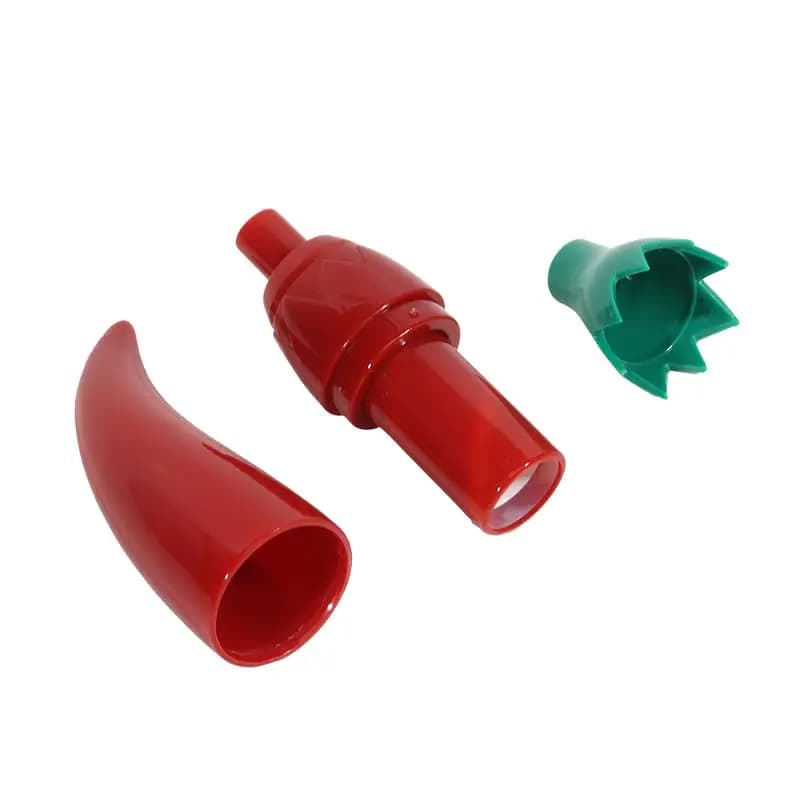 Sewing needles container with animated cardboard shape design, ideal for domestic use, chilli-shaped dressing