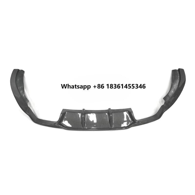Diffusore Stile 3D in Fibra di Carbonio per Paraurti Posteriore F85 2014-2019, Vendita Diretta dalla Fabbrica